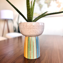 Load image into Gallery viewer, Pedestal Planter - Rainbow