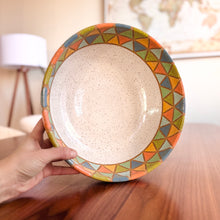 Load image into Gallery viewer, Serving Bowl - Double Triangles
