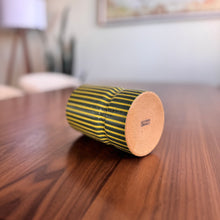 Load image into Gallery viewer, Vase - Chartreuse &amp; Teal

