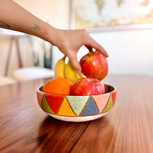 Load image into Gallery viewer, Serving Bowl - Triangles
