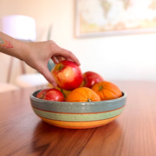 Load image into Gallery viewer, Serving Bowl - Multicolor Rings
