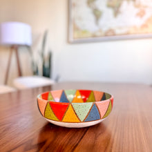 Load image into Gallery viewer, Serving Bowl - Triangles
