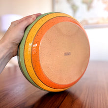 Load image into Gallery viewer, Serving Bowl - Multicolor Rings
