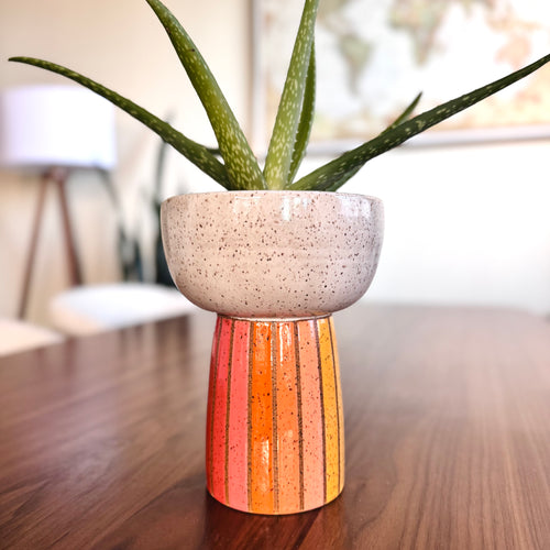 Pedestal Planter - Rainbow