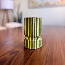 Load image into Gallery viewer, Vase - Chartreuse &amp; Teal
