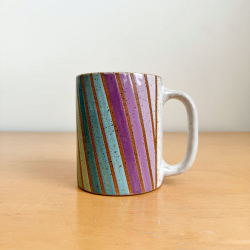 16oz. Mug - Rainbow Stripes
